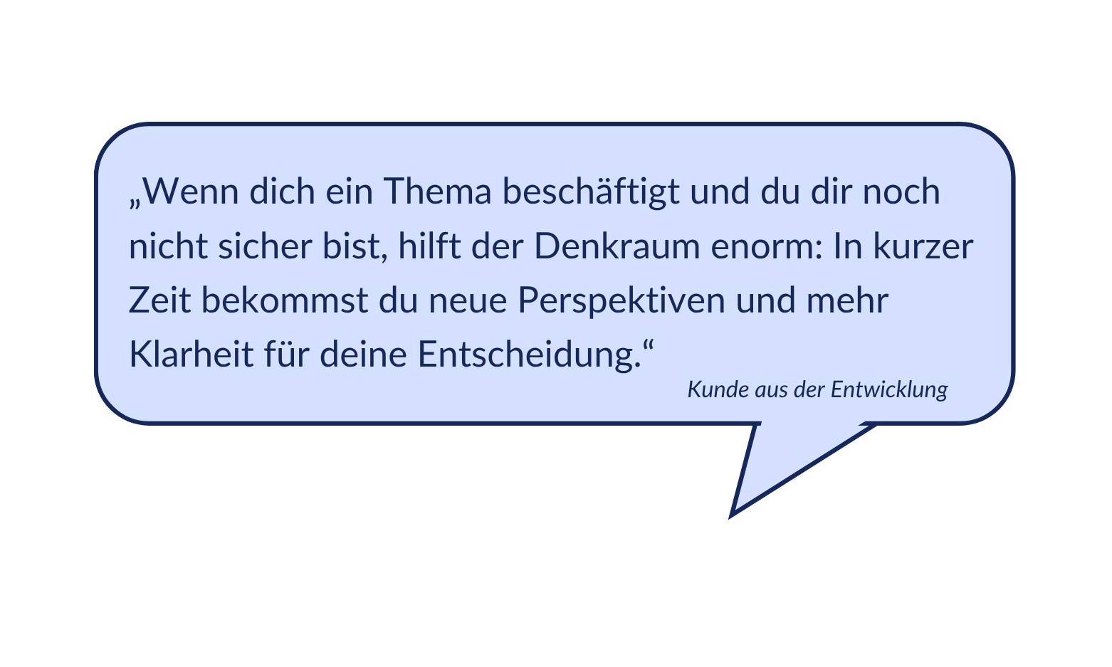 Testimonial Denkraum 3