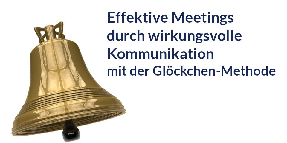 Eine Glocke, die effektive Meetings beschreibt
